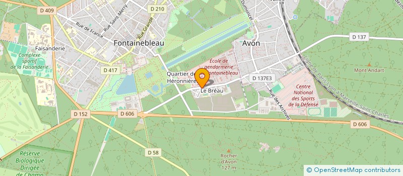 localisation de l'entreprise LE BAR DES AMIS à FONTAINEBLEAU