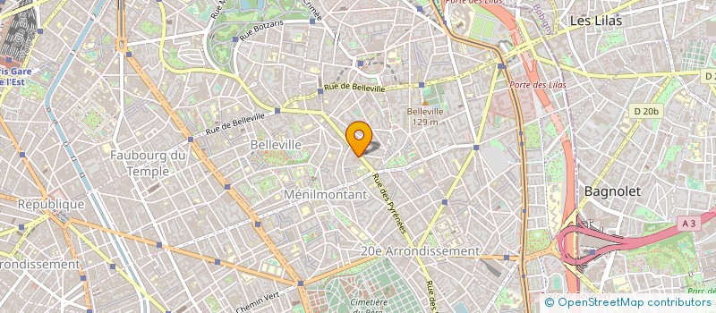 localisation de l'entreprise LE BAR DES AMIS  PARIS