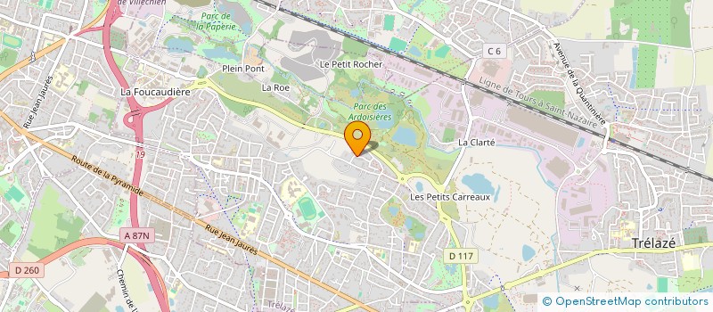localisation de l'entreprise LE BAR DES BONS VIVANTS à ANGERS