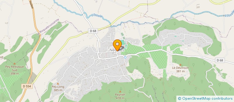 localisation de l'entreprise LE BAR DES COPAINS  NEOULES