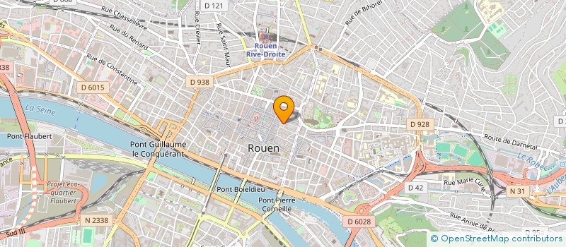 localisation de l'entreprise LE BAR DES FLEURS à ROUEN