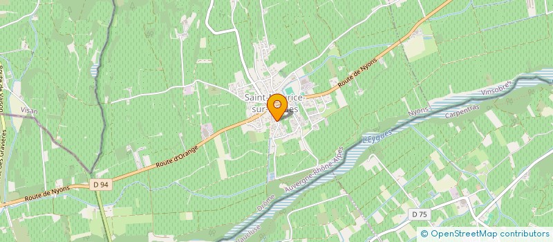 localisation de l'entreprise LE BAR DES LAVANDES  SAINTE-JALLE