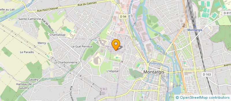 localisation de l'entreprise LE BAR DU CHATEAU 2 à CHALETTE-SUR-LOING