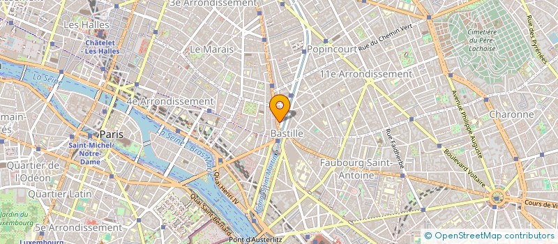 localisation de l'entreprise LE BAR DU GENIE  PARIS