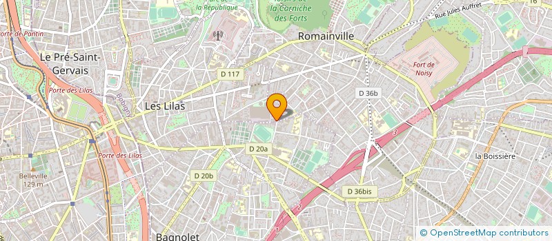 localisation de l'entreprise LE BAR DU LOGIS à LES LILAS