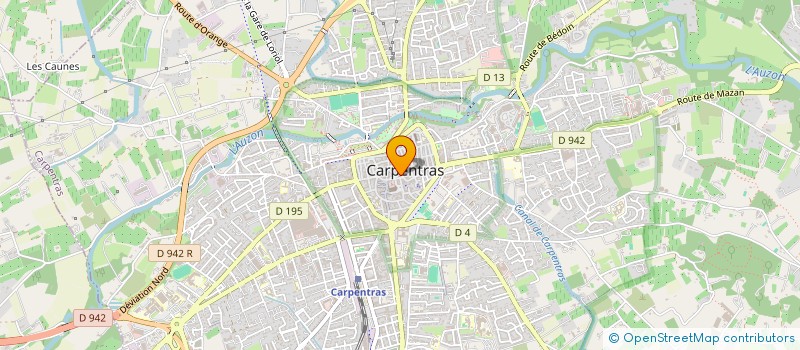 localisation de l'entreprise LE BAR DU MARCHE  CARPENTRAS