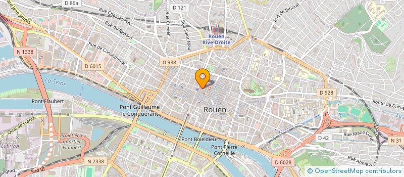 localisation de l'entreprise LE BAR DU PALAIS à ROUEN