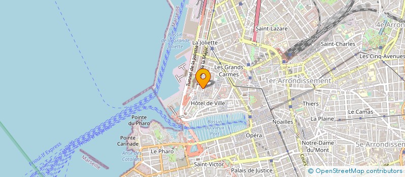localisation de l'entreprise LE BAR DU PANIER à MARSEILLE