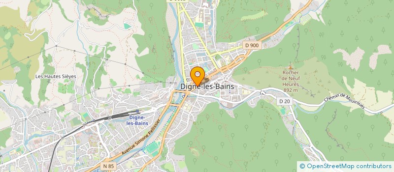 localisation de l'entreprise LE BAR FRED à DIGNE-LES-BAINS