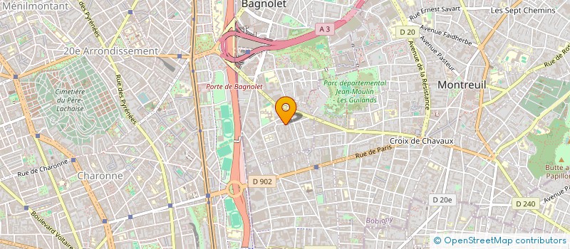 localisation de l'entreprise LE BAR IT à BAGNOLET