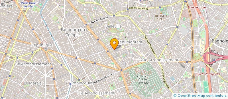 localisation de l'entreprise LE BAR LA FELINE 2  PARIS