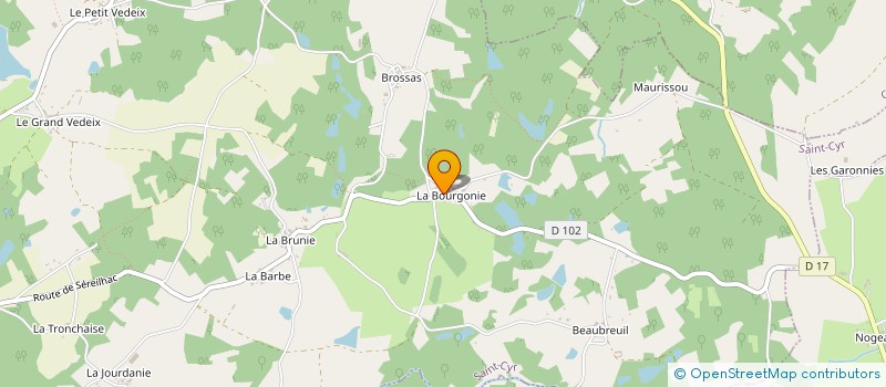 localisation de l'entreprise LE BAR VOLANT à SAINT-CYR