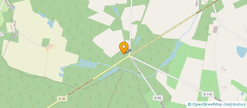 localisation de l'entreprise LE BARANGEON  MERY-ES-BOIS