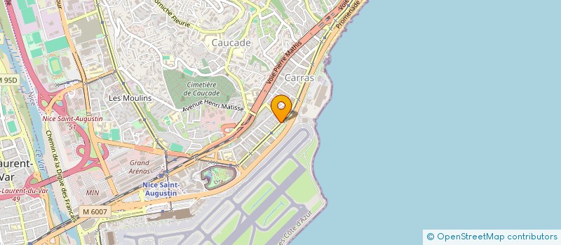 localisation de l'entreprise LE BARATHYM à NICE