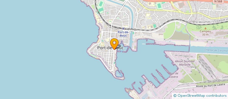 localisation de l'entreprise LE BARATIE  PORT-DE-BOUC