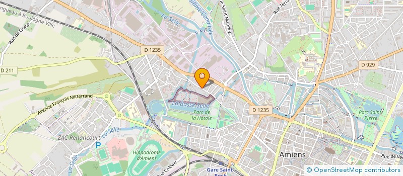 localisation de l'entreprise LE BARATIN  AMIENS