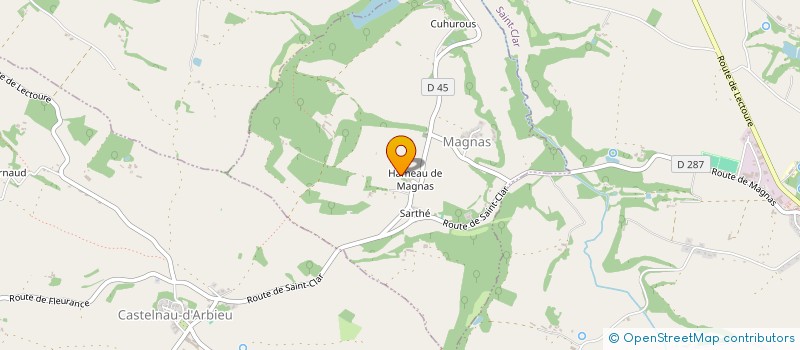 localisation de l'entreprise LE BARBACANE  MAGNAS