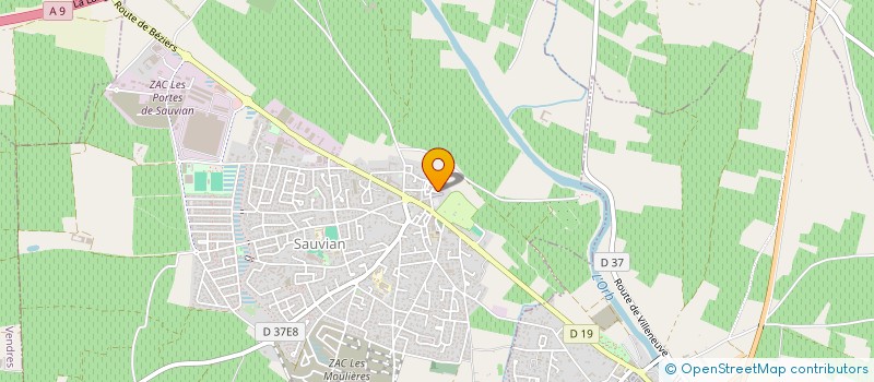 localisation de l'entreprise LE BARBADOS  SERIGNAN