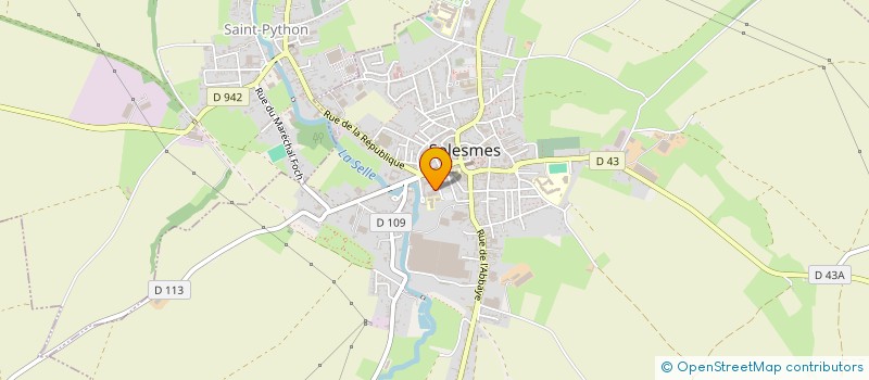 localisation de l'entreprise LE BARBARI  SOLESMES