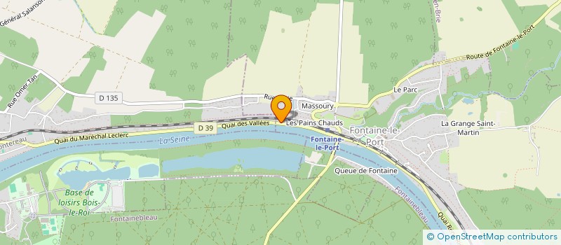 localisation de l'entreprise LE BARBEAU  FONTAINE-LE-PORT