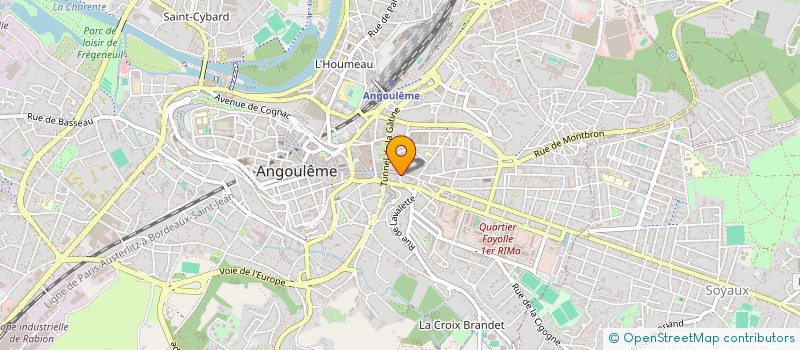 localisation de l'entreprise LE BARBECUE à ANGOULEME