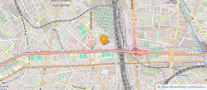 localisation de l'entreprise LE BARBECUE  SAINT-OUEN-SUR-SEINE