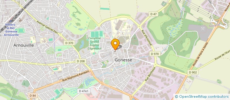 localisation de l'entreprise LE BARBECUE  GONESSE