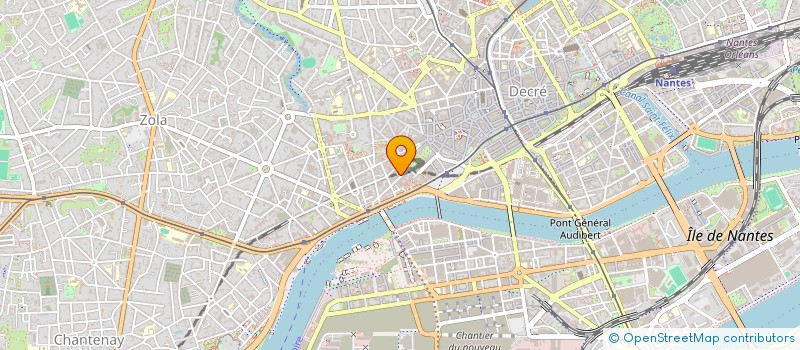 localisation de l'entreprise LE BARBER 44  NANTES