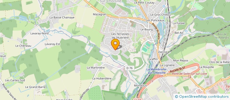 localisation de l'entreprise LE BARBERIGOT  LA MEMBROLLE-SUR-CHOISILLE