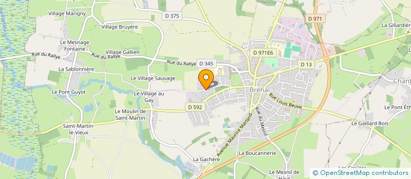 localisation de l'entreprise LE BARBICAN  BREHAL