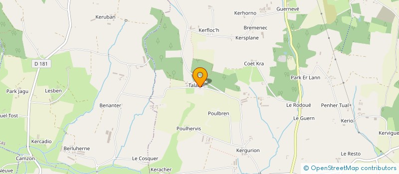 localisation de l'entreprise LE BARBIER  PLAUDREN