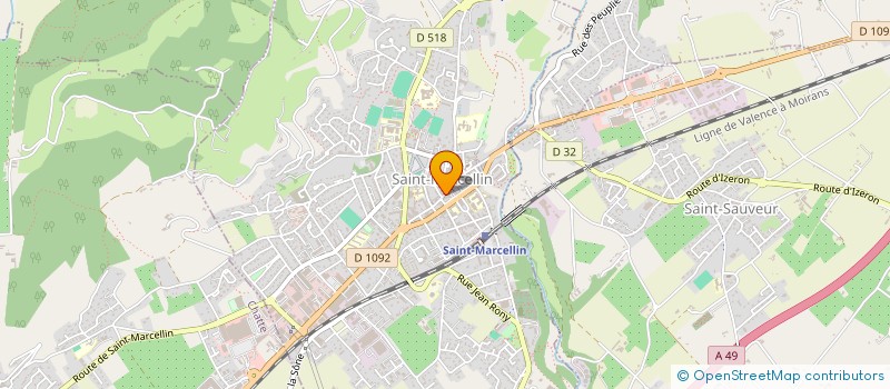 localisation de l'entreprise LE BARBIER  SAINT-MARCELLIN