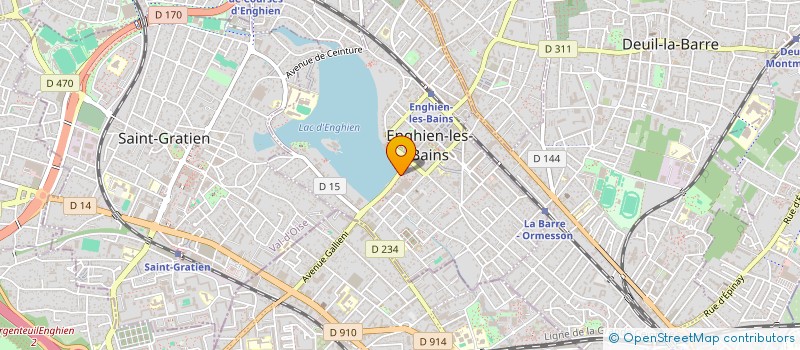 localisation de l'entreprise LE BARBIER D'ENGHIEN  ENGHIEN-LES-BAINS