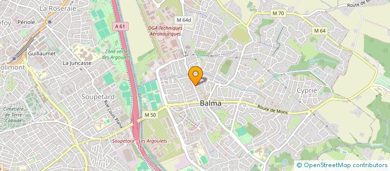 localisation de l'entreprise LE BARBIER DE BALMA  BALMA