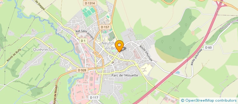 localisation de l'entreprise LE BARBIER DE BRAY  NEUFCHATEL-EN-BRAY