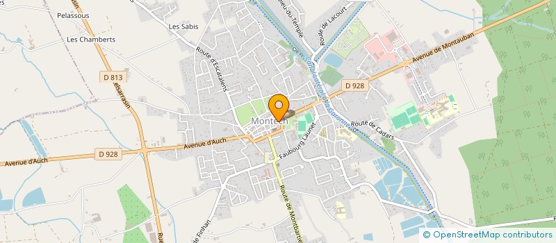 localisation de l'entreprise LE BARBIER DE MONTECH  MONTECH