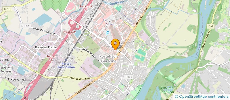 localisation de l'entreprise LE BARBIER DE PORTET  PORTET-SUR-GARONNE
