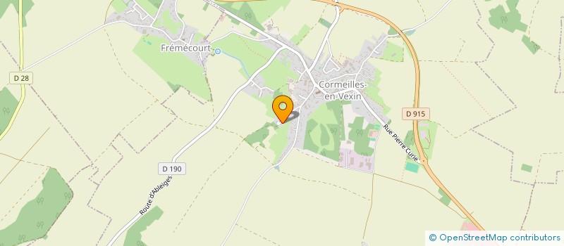 localisation de l'entreprise LE BARBIER DU JARDIN à CORMEILLES-EN-VEXIN