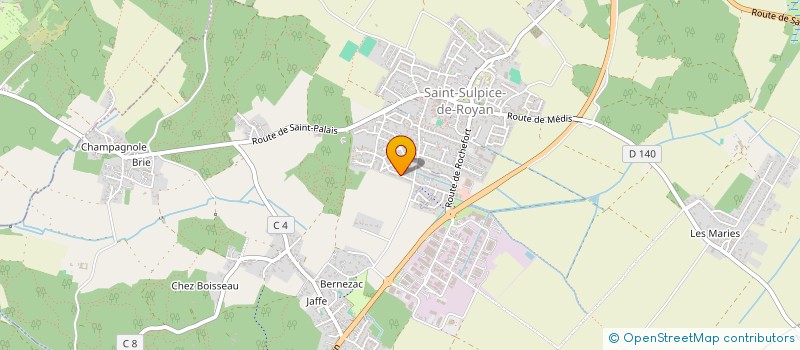 localisation de l'entreprise LE BARBU  SAINT-SULPICE-DE-ROYAN