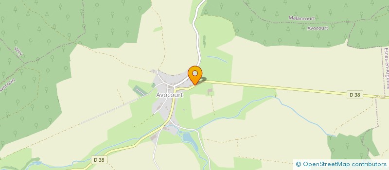 localisation de l'entreprise LE BARDA DU POILU  AVOCOURT
