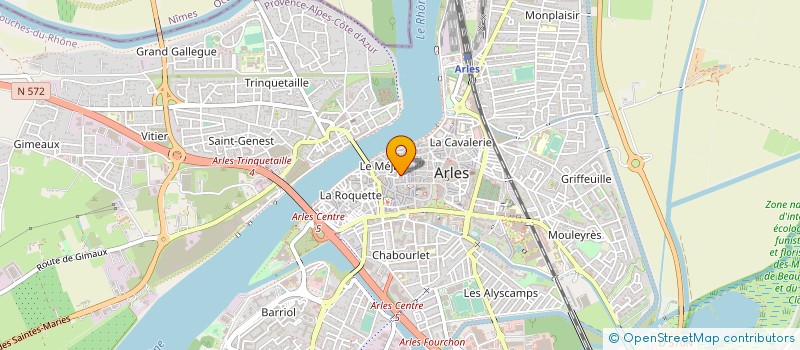 localisation de l'entreprise LE BAREME à ARLES