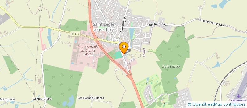 localisation de l'entreprise LE BARILLEC-DEVAUD  SAINT-LEGER-SOUS-CHOLET