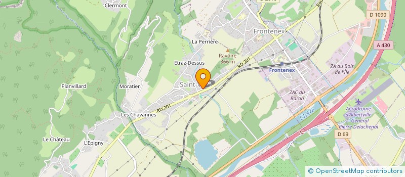 localisation de l'entreprise LE BARILLON  SAINT-VITAL