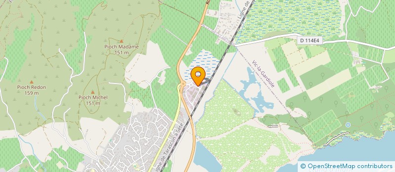 localisation de l'entreprise LE BARNIER à FRONTIGNAN