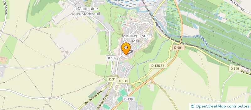 localisation de l'entreprise LE BARNUM  MONTREUIL-SUR-MER