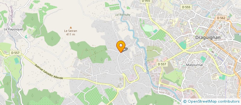 localisation de l'entreprise LE BARON  DRAGUIGNAN