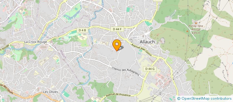 localisation de l'entreprise LE BARON à ALLAUCH