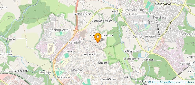 localisation de l'entreprise LE BARON  SAINT-AVE