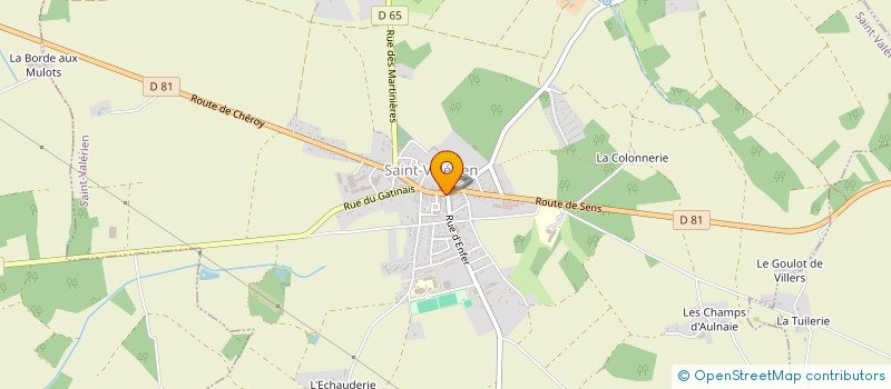 localisation de l'entreprise LE BARON à SAINT-VALERIEN