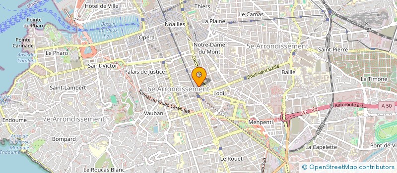 localisation de l'entreprise LE BARON  MARSEILLE